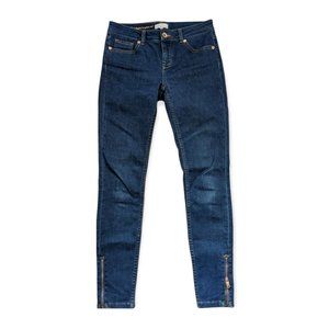 Ted Baker Ankle Zip Skinny Modal Jeans 26
